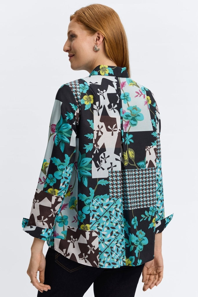 Agnes Fall Conversational Long Sleeve Popover Shirt